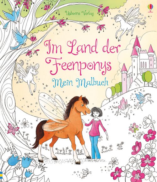 Cover des Buches Im Land der Feenponys: Mein Malbuch von Lesley Sims, Zanna Davidson