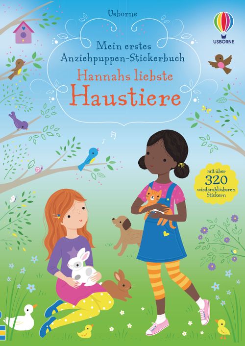 Cover des Buches Mein erstes Anziehpuppen-Stickerbuch: Hannahs liebste Haustiere von 