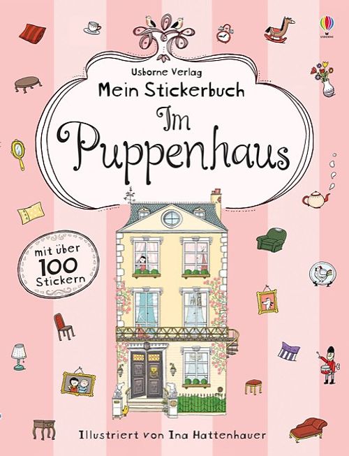 Cover des Buches Mein Stickerbuch: Im Puppenhaus von Anna Milbourne, Ina Hattenhauer