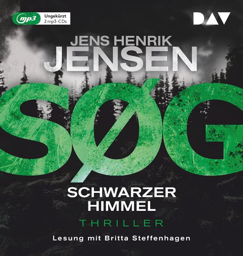 Cover des Buches SØG. Schwarzer Himmel. Ein Nina-Portland-Thriller (Teil 2) von Jens Henrik Jensen