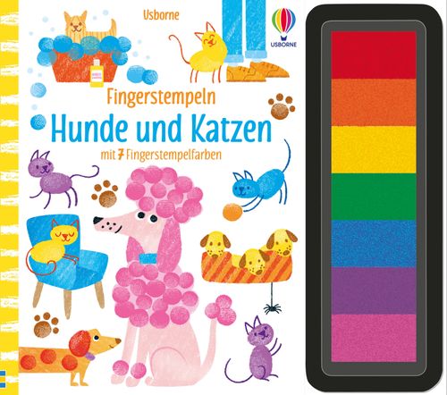 Cover des Buches Fingerstempeln: Hunde und Katzen von 
