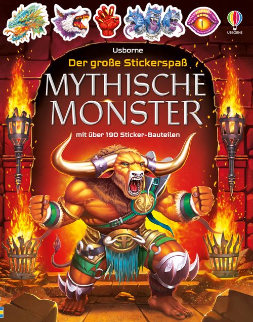 Cover des Buches Der große Stickerspaß: Mythische Monster von 