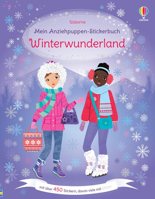 Cover des Buches Mein Anziehpuppen-Stickerbuch: Winterwunderland von 