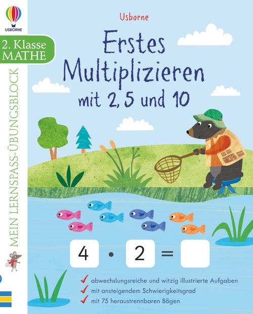 Cover des Buches Mein Lernspaß-Übungsblock: Erstes Multiplizieren mit 2, 5 und 10 von 