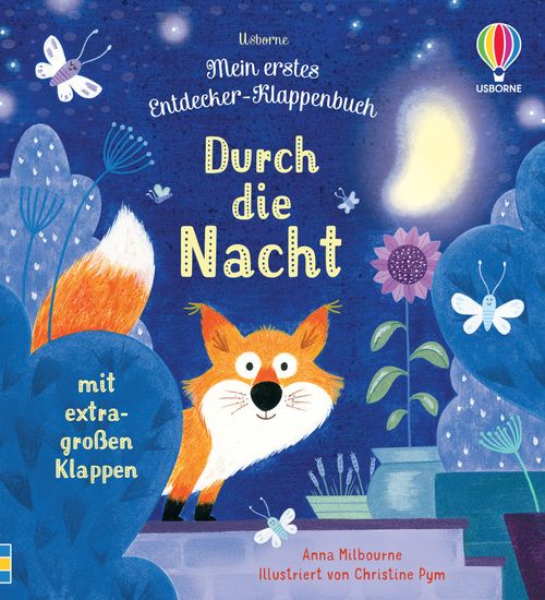 Cover des Buches Mein erstes Entdecker-Klappenbuch: Durch die Nacht von Anna Milbourne