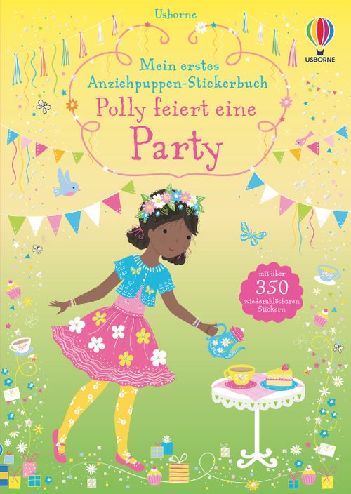 Cover des Buches Mein erstes Anziehpuppen-Stickerbuch: Polly feiert eine Party von 